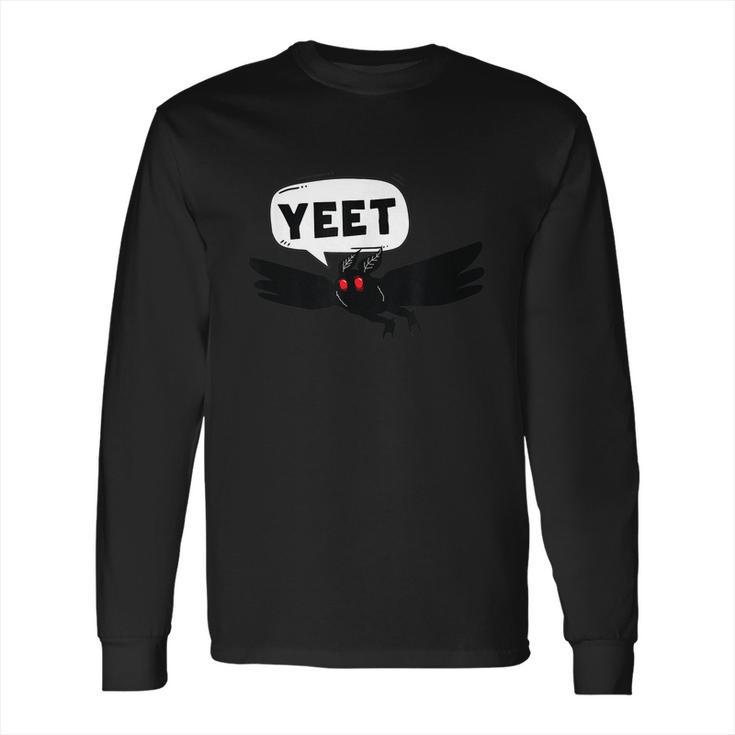 Mothman Says Yeet Funny Cute Cryptid  Long Sleeve T-Shirt