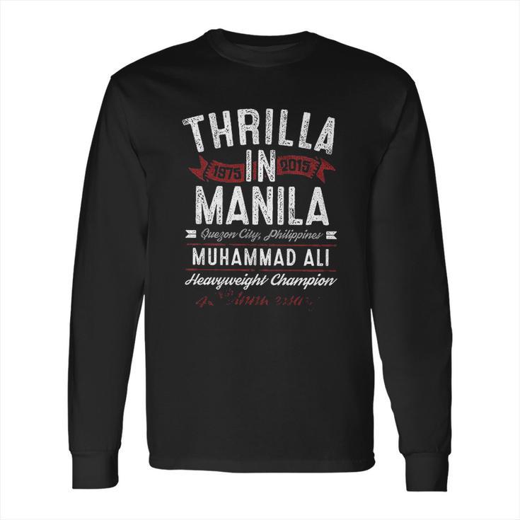 Muhammad Ali American Classics Thrilla Long Sleeve T-Shirt