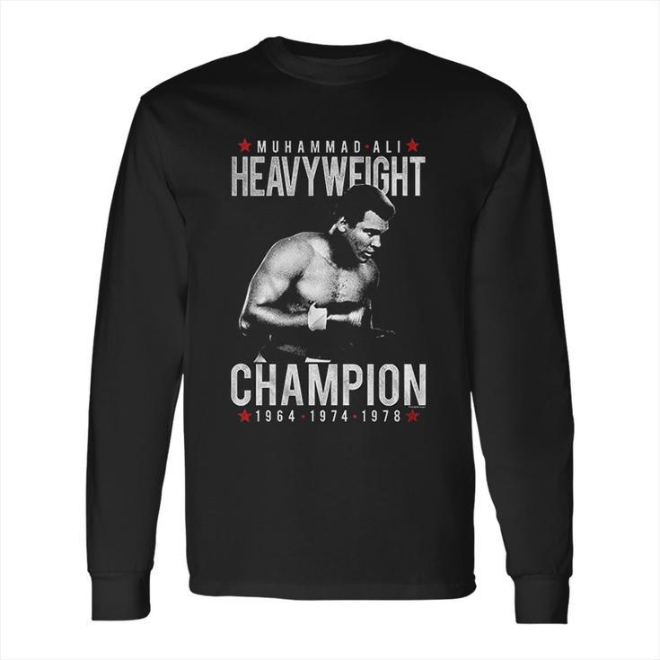 Muhammad Ali Heavy Champ Long Sleeve T-Shirt