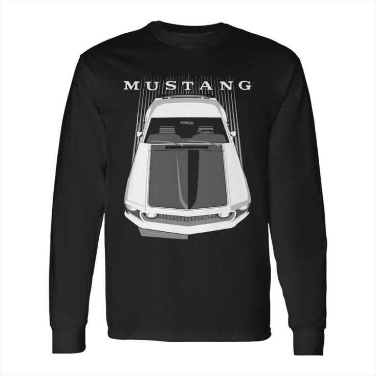 Mustang Boss 69 White Long Sleeve T-Shirt