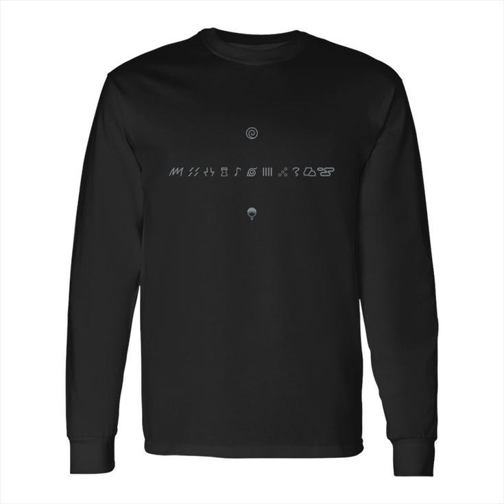 Naruto Symbols Long Sleeve T-Shirt