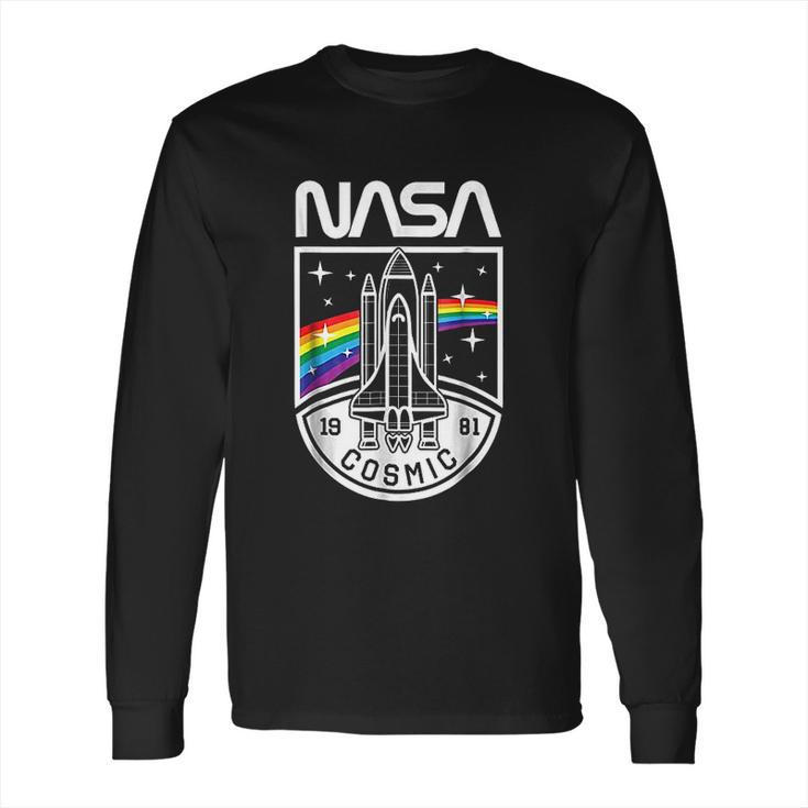 Nasa  1981 Cosmic  With Space Shuttle Long Sleeve T-Shirt