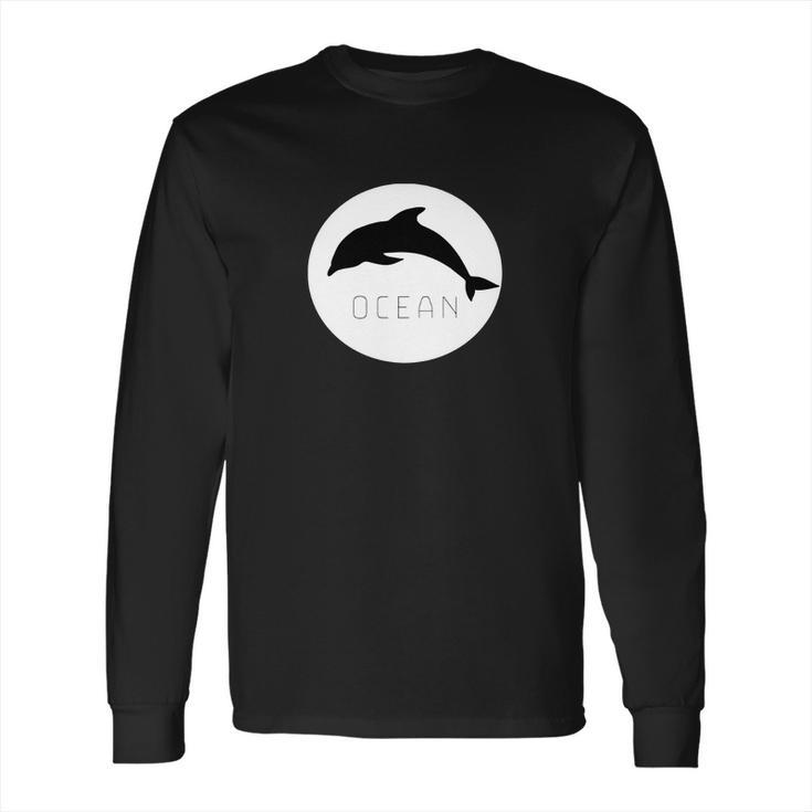 National Dolphin Day T-Shirt - Ocean Wildlife Tshirt Long Sleeve T-Shirt