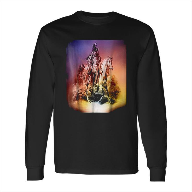 Nativeink Indian Blackfoot Hunter Clothes Apparel Blackfeet Long Sleeve T-Shirt