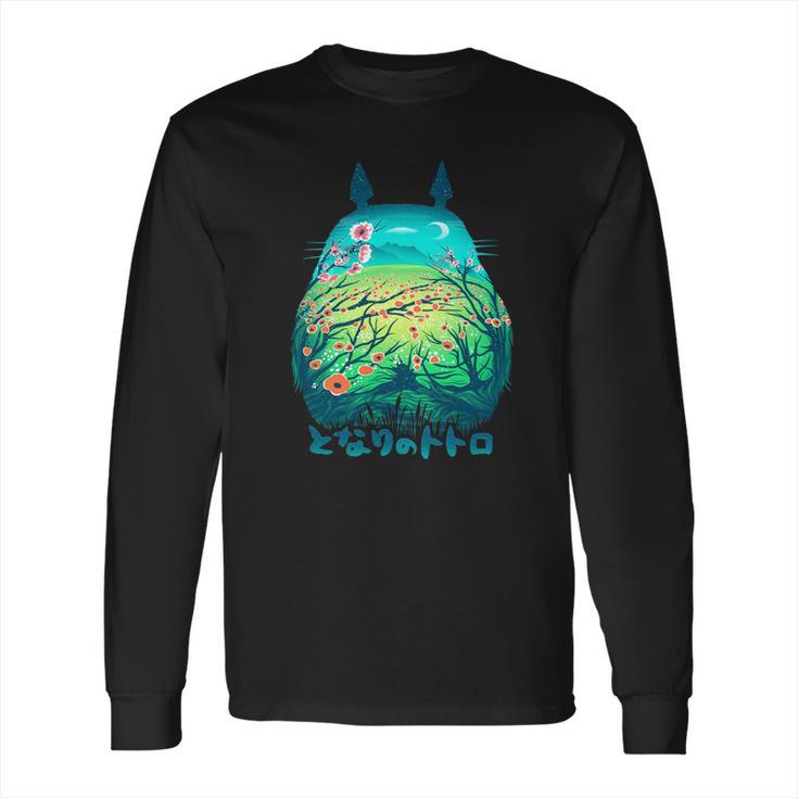 Neighbor Totoro T-Shirt Long Sleeve T-Shirt