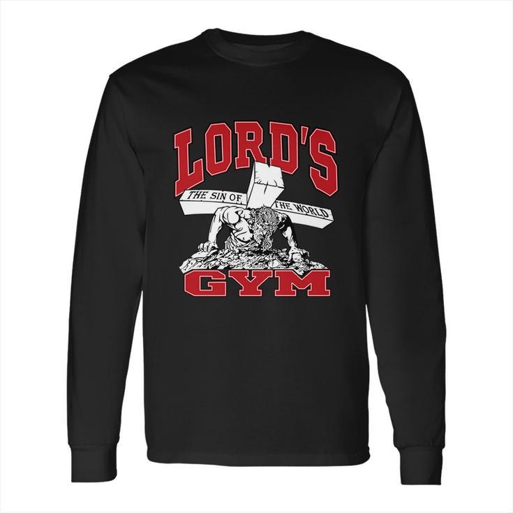 New Motivation Bodybuilder The Lords Gym Cool Design Long Sleeve T-Shirt