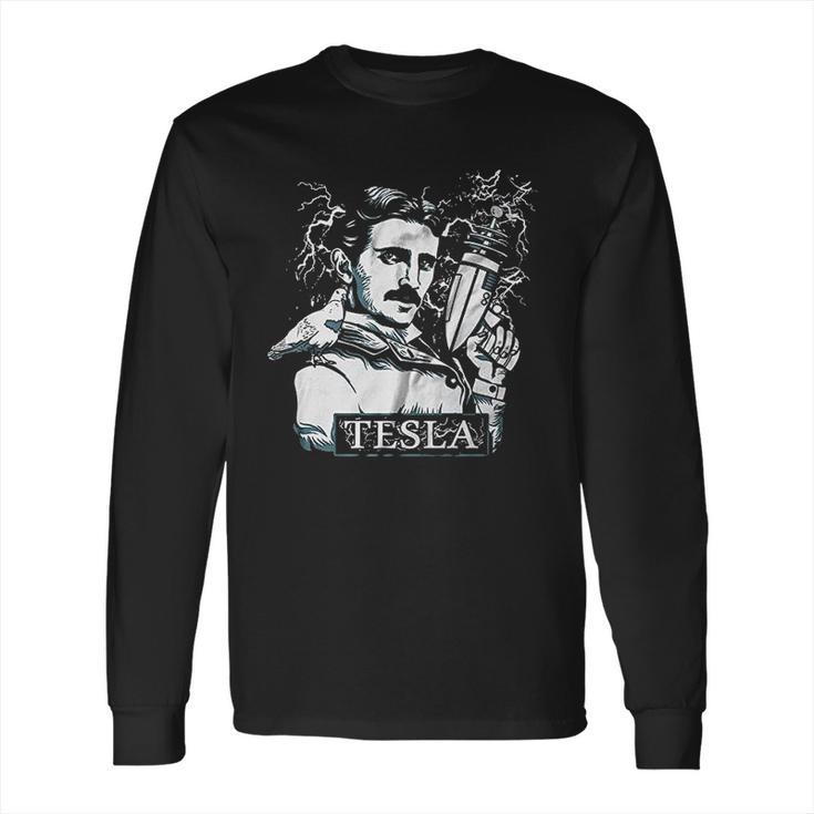 Nikola Tesla Funny Long Sleeve T-Shirt