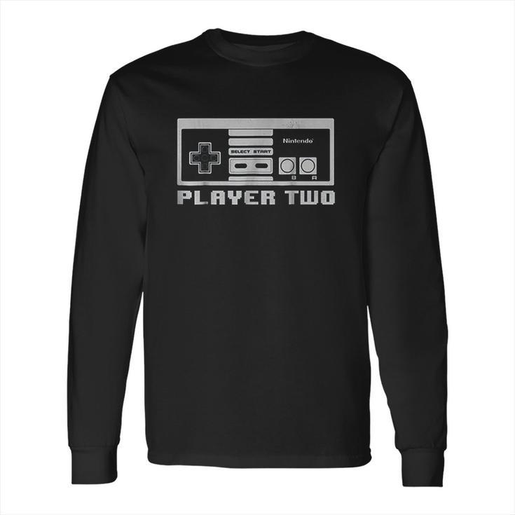 Nintendo Controller Player Two Long Sleeve T-Shirt