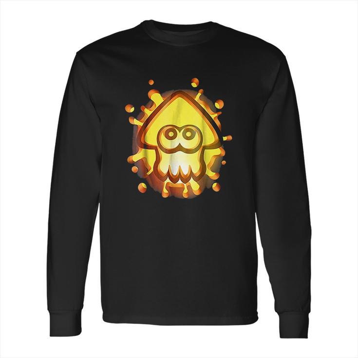 Nintendo Splatoon Inkling Halloween Pumpkin Graphic Long Sleeve T-Shirt