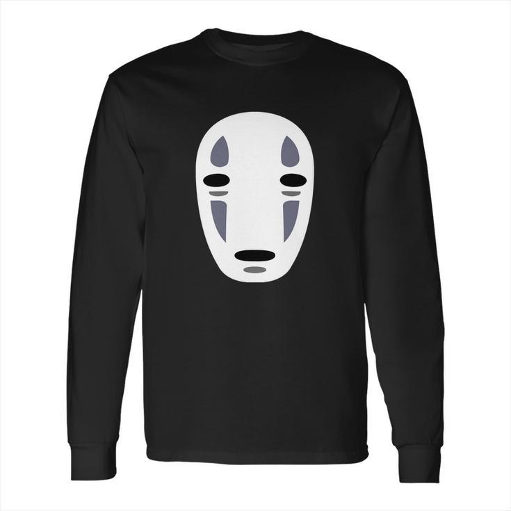 No Face  Spirited Away No Face Spirited Away Chihiro Studio Ghibli Minimalist Vector Long Sleeve T-Shirt