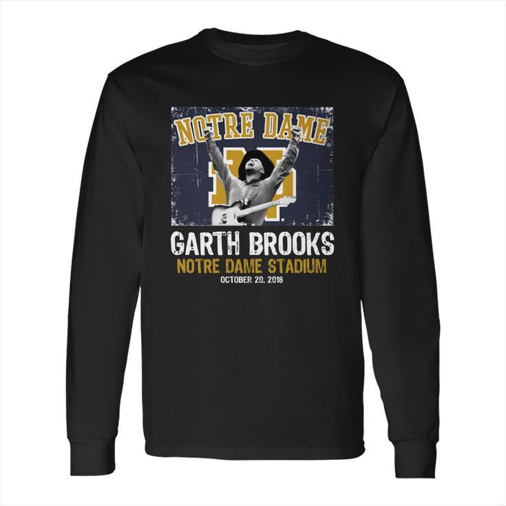 Notre Dame Garth Brooks Stadium Long Sleeve T-Shirt