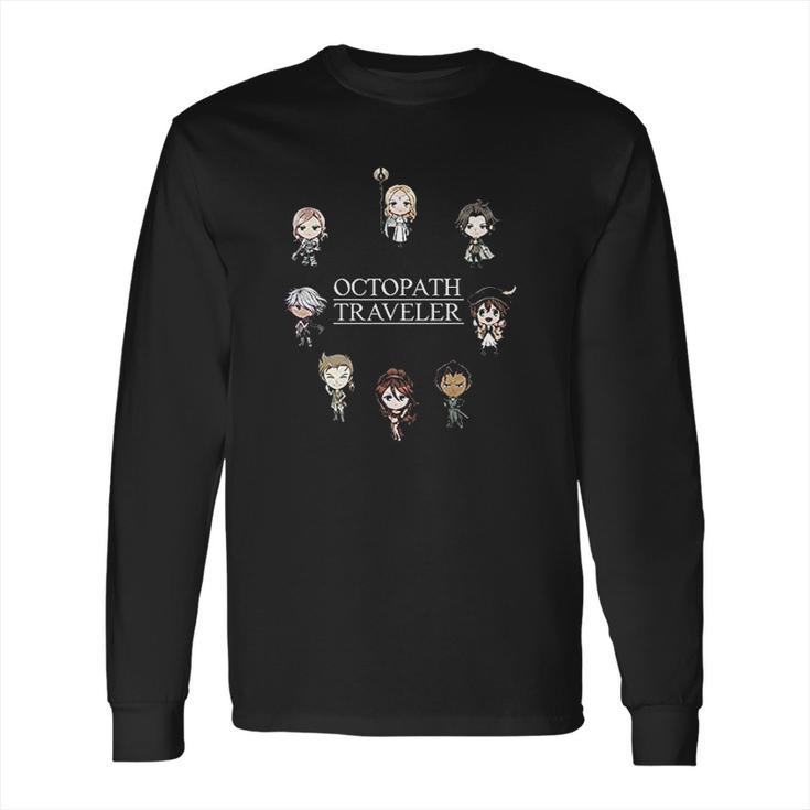 Octopath Traveler Nerd Geek Long Sleeve T-Shirt