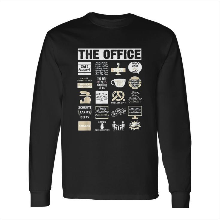 The Office Quote Mash Up Long Sleeve T-Shirt