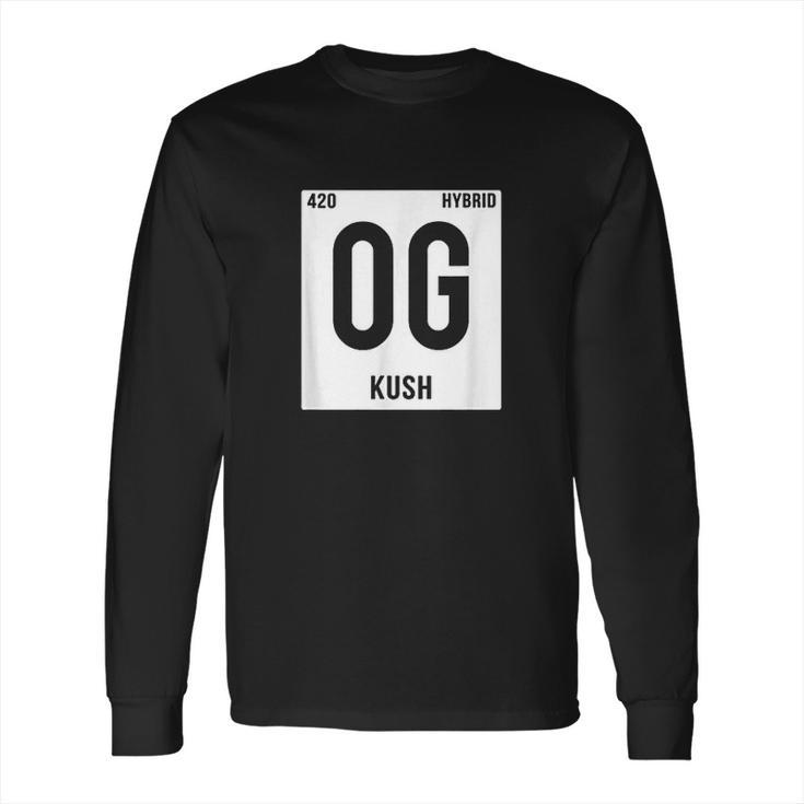 Og Kush Marijuana Strain Element Long Sleeve T-Shirt