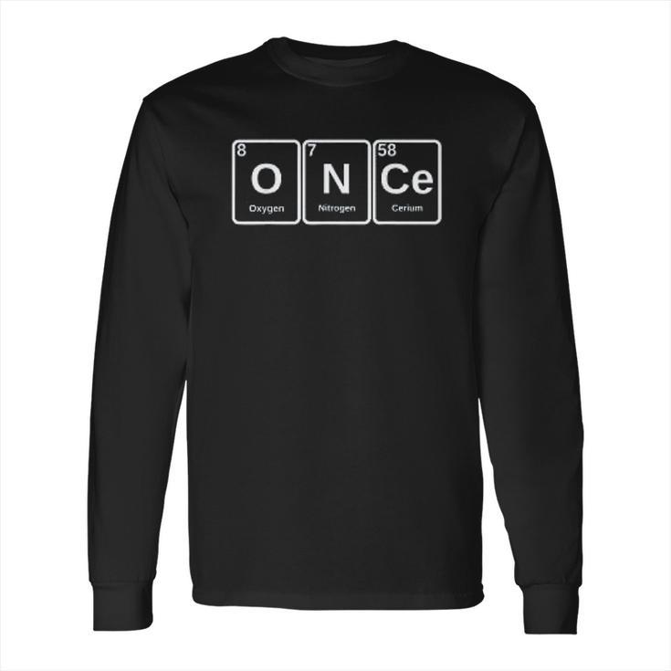 Once Fandom Kpop Stans Funny Chemistry Nerdy Science Long Sleeve T-Shirt