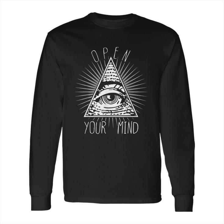 Open Your Mind Illuminati Long Sleeve T-Shirt