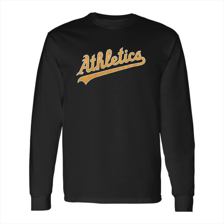 Outerstuff Oakland Athletics Boys Youth Green Crew Neck Long Sleeve T-Shirt