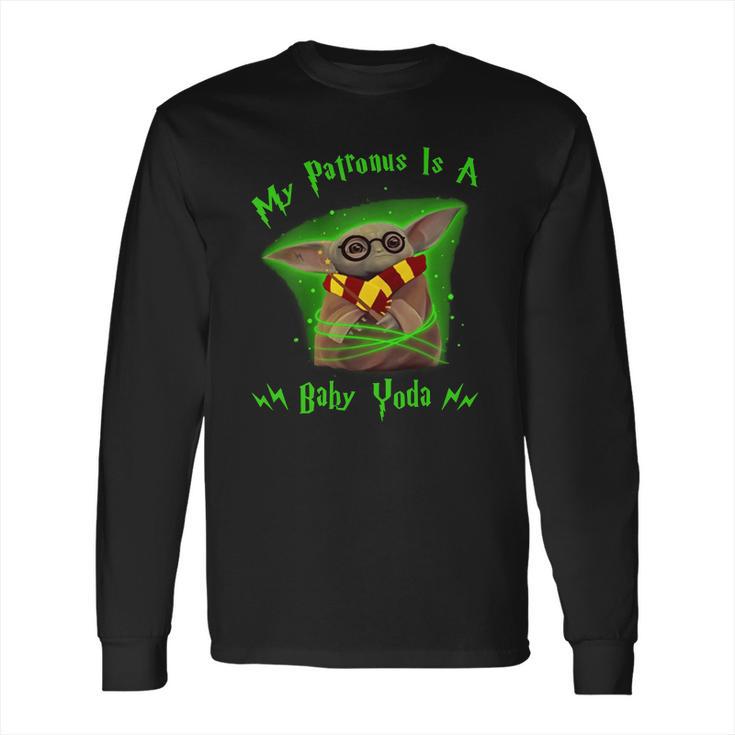 My Patronus Is A Baby Yoda Shirt Long Sleeve T-Shirt