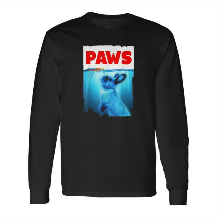 Paws Jaws Rabbit And Carrot Long Sleeve T-Shirt