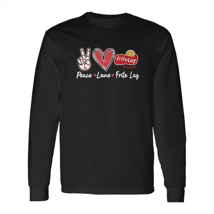 Peace Love Frito Lay Good Fun Diamond Long Sleeve T-Shirt