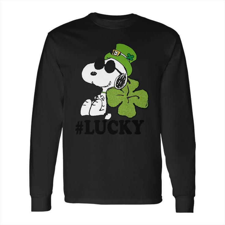 Peanuts St Patricks Snoopy Lucky T-Shirt Long Sleeve T-Shirt