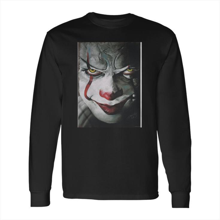 Pennywise Clown T-Shirt Shirt Long Sleeve T-Shirt