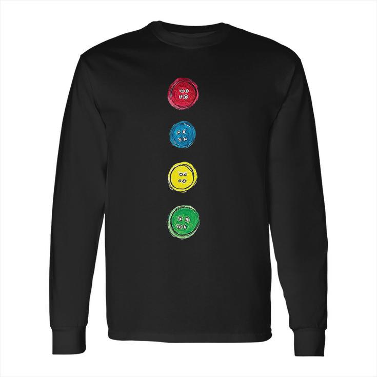 Pete The Cat Petes Buttons Long Sleeve T-Shirt