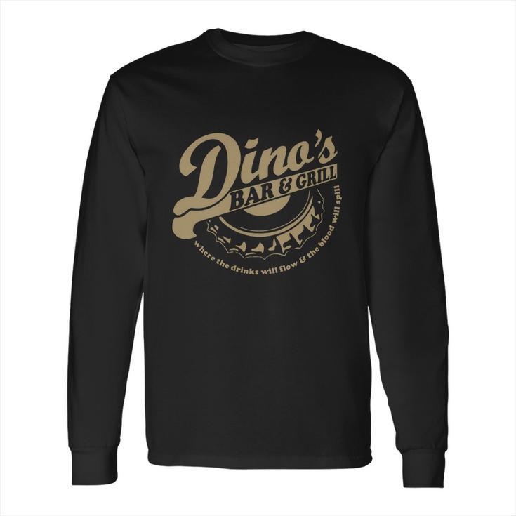 Phil Lynott Inspired  Dinos Bar And Grill Long Sleeve T-Shirt