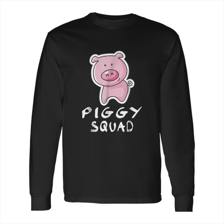 Piggy Squad Cute Farm Animal Lover Long Sleeve T-Shirt