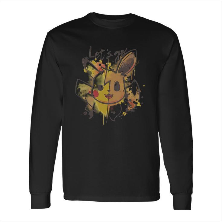 Pikachu And Eevee Lets Go Long Sleeve T-Shirt