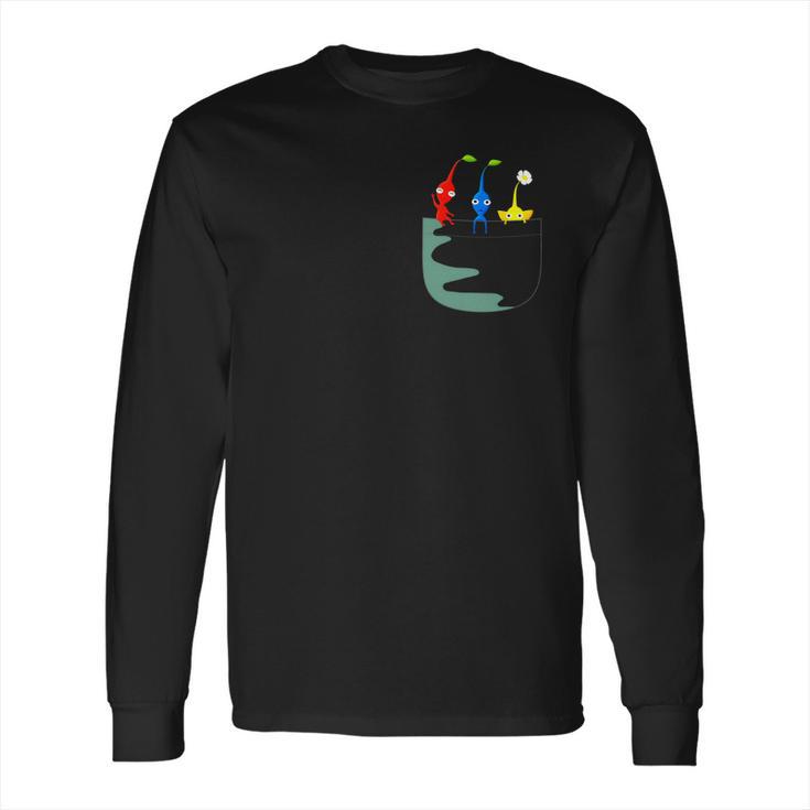 Pikmin Pocket Tee Long Sleeve T-Shirt