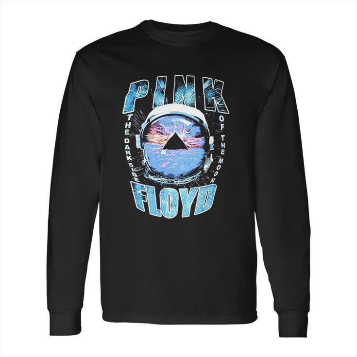 Pink Floyd Dark Side Of The Moon Astronaut Helmet Black Graphic Long Sleeve T-Shirt