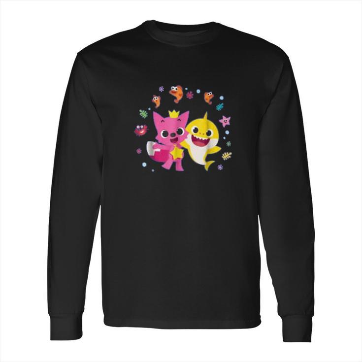 Pinkfong And Baby Shark Long Sleeve T-Shirt