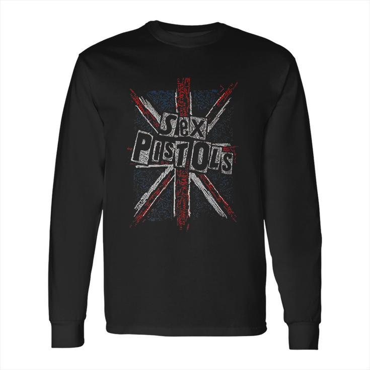 Pistols Official Union Jack Words Long Sleeve T-Shirt