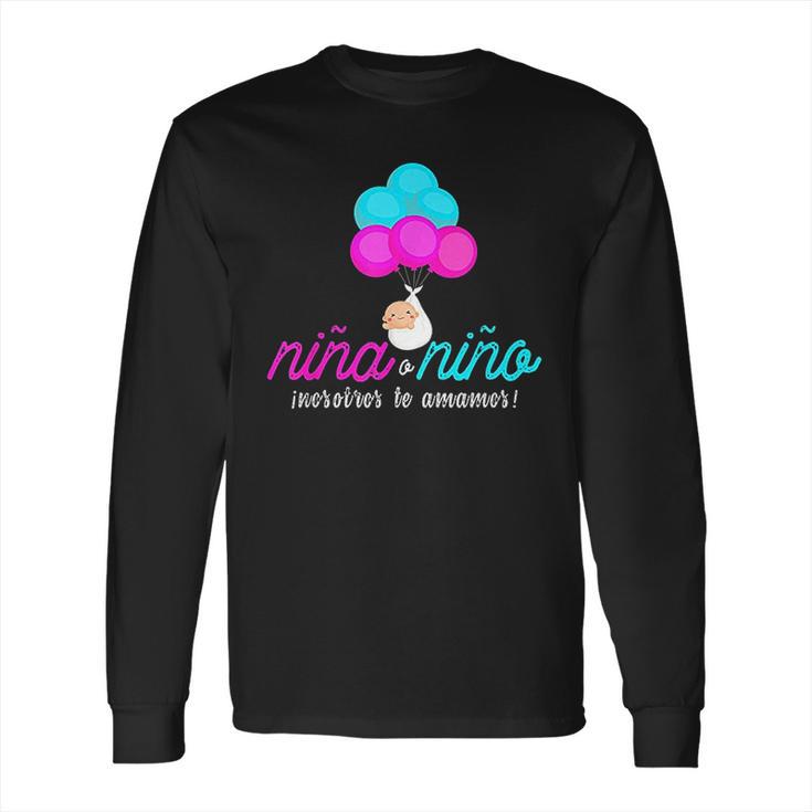 Playera Nina O Nino Latino Para Revelacion De Genero Bebe Long Sleeve T-Shirt