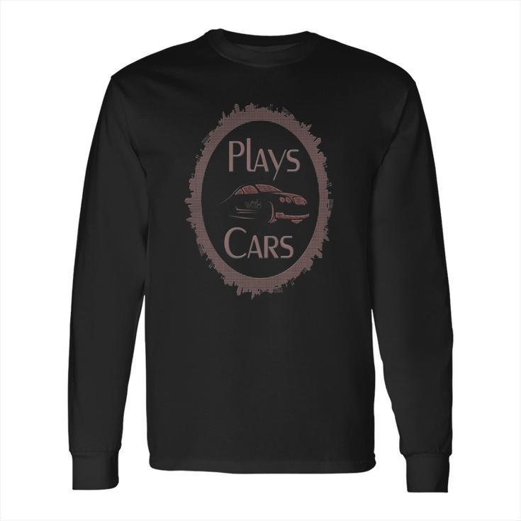 Plays With Cars - Mens T-Shirt By American Apparel Long Sleeve T-Shirt