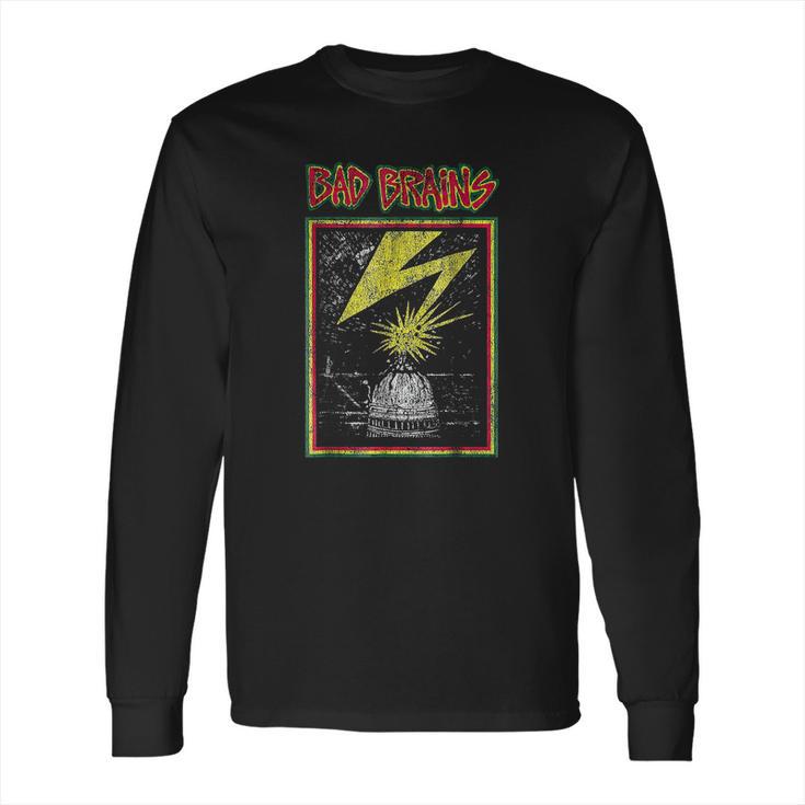 Politics Bad Brains Capitol Logo Vintage Long Sleeve T-Shirt