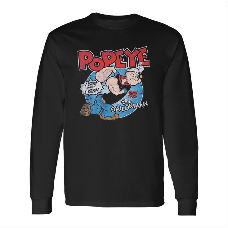 Popeye I Yam What I Yam Since 1929 The Sailor Man Long Sleeve T-Shirt