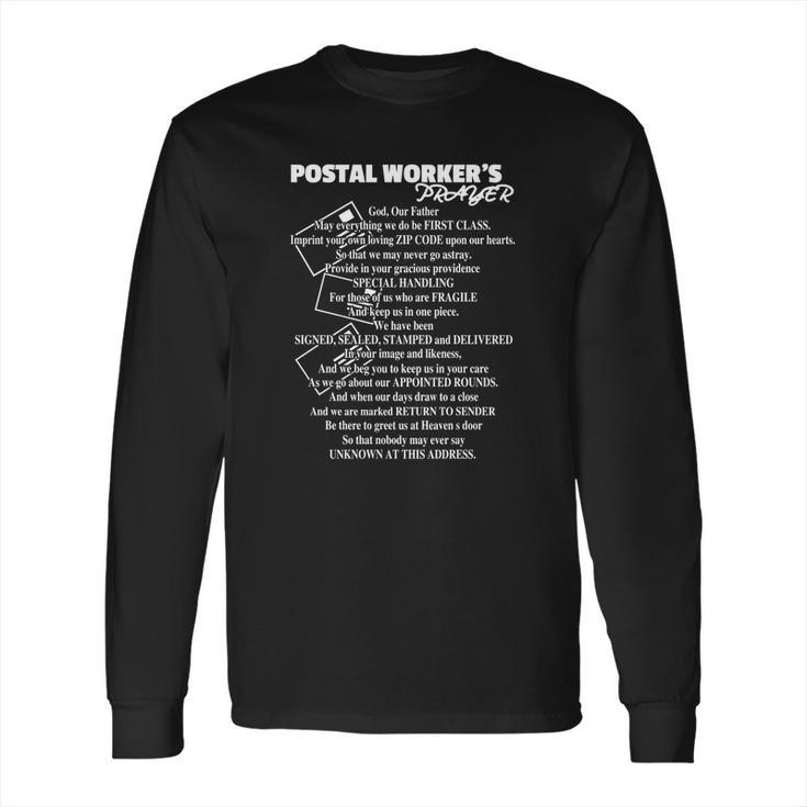 Postal Worker Prayer One Piece Collection Long Sleeve T-Shirt