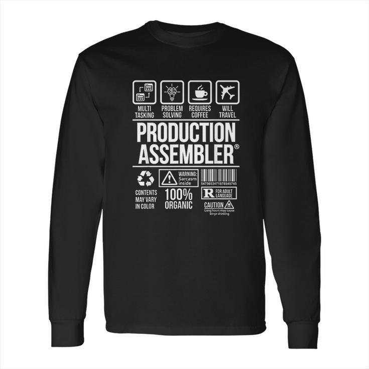 Production Assembler Long Sleeve T-Shirt