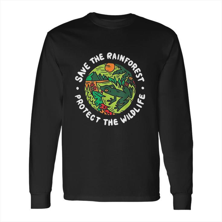 Protect The Wildlife Save The Rainforest Environmental Long Sleeve T-Shirt