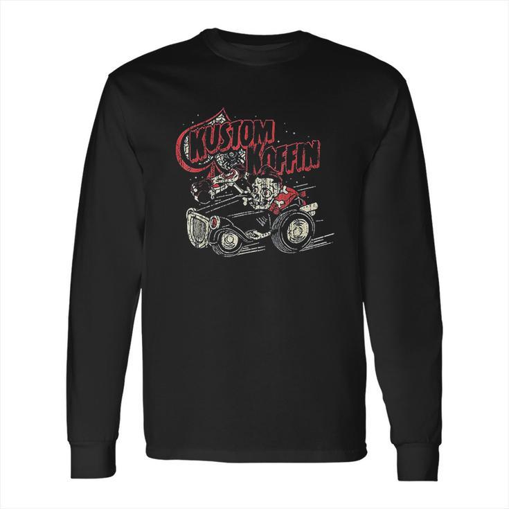 Psychobilly Horror Punk Rock Hot Rod Gasser Long Sleeve T-Shirt