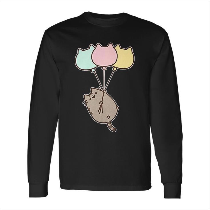 Pusheen The Cat Balloons Long Sleeve T-Shirt