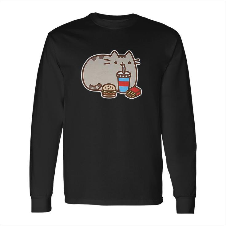 Pusheen The Cat Fast Food Long Sleeve T-Shirt