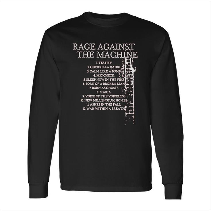 Rage Against The Machine  Battle Of Los Angeles Album Long Sleeve T-Shirt