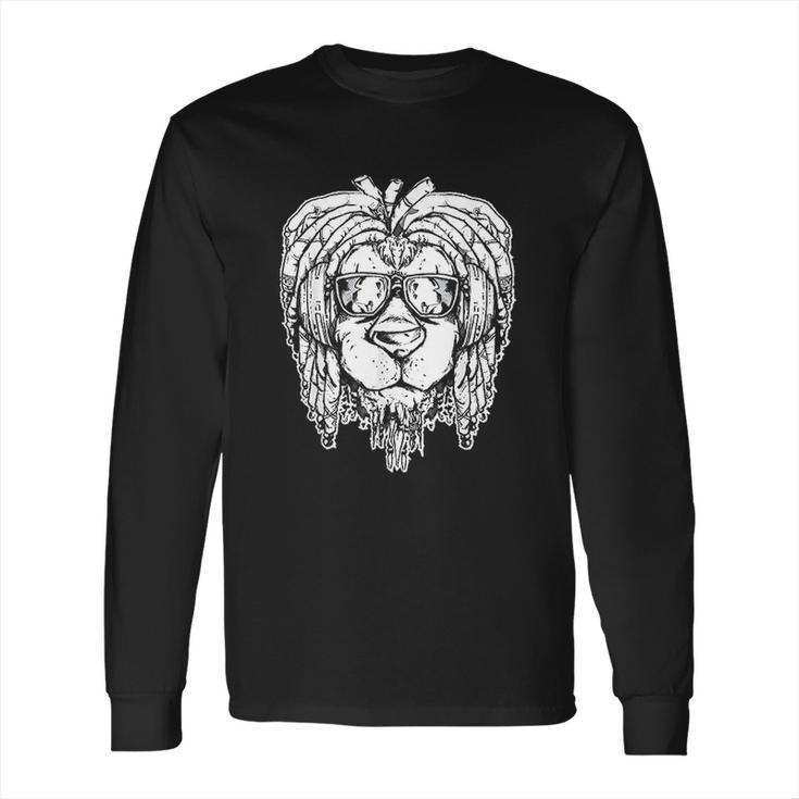 Rastafari Lion Dreadlocks Rasta Reggae Music Funny Gift Long Sleeve T-Shirt