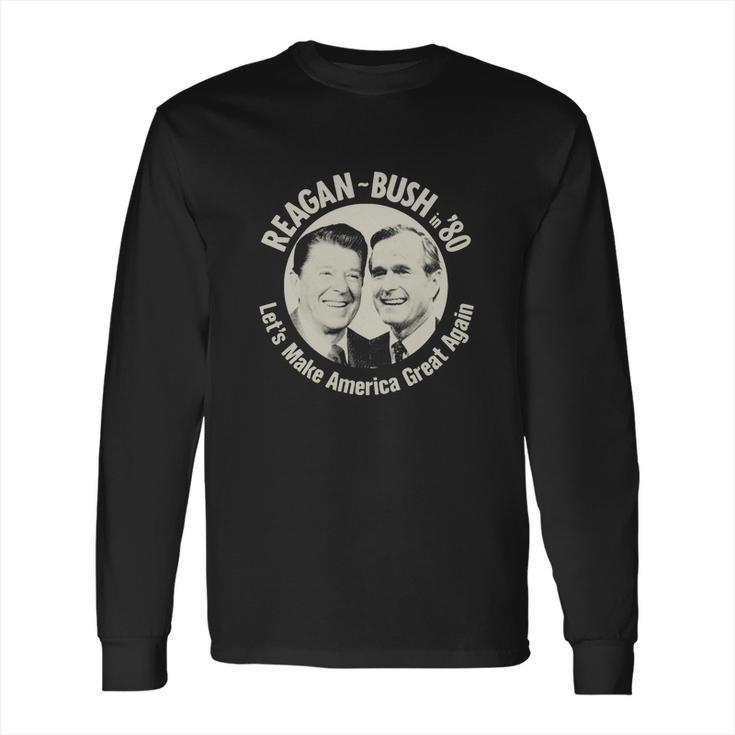 Reagan Bush 80 Campaign Long Sleeve T-Shirt