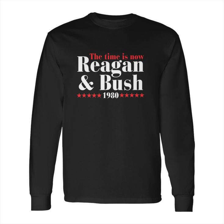 Reagan Bush 80 Ronald Reagan 1980 Campaign Long Sleeve T-Shirt