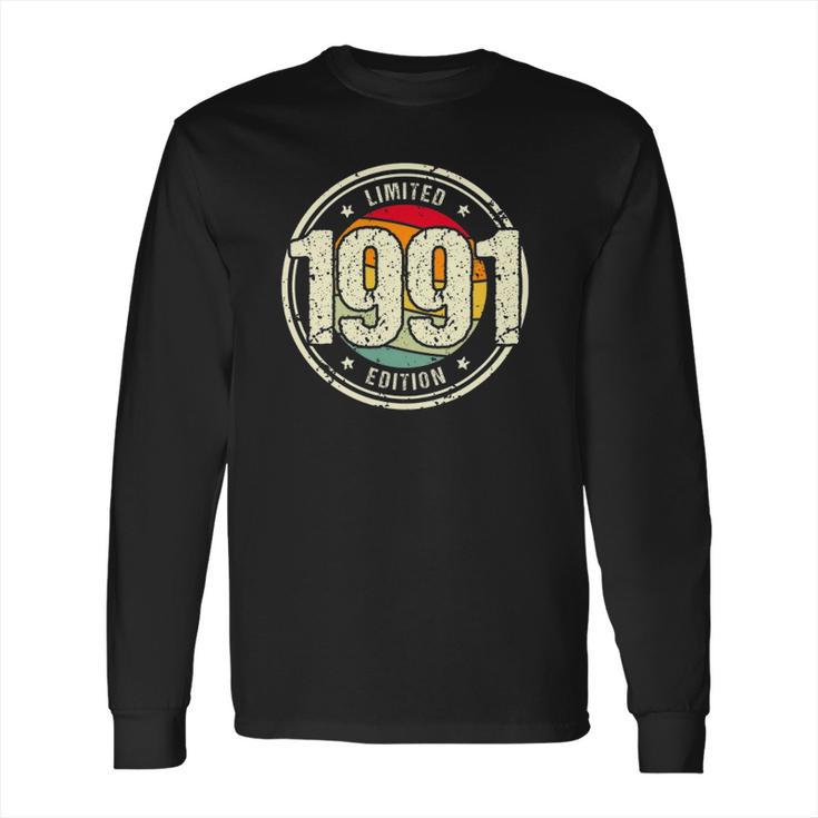 Retro 31 Years Old Vintage 1991 Limited Edition 31St Birthday Long Sleeve T-Shirt