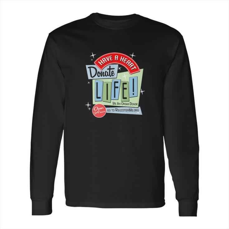 Retro Donate Life Long Sleeve T-Shirt